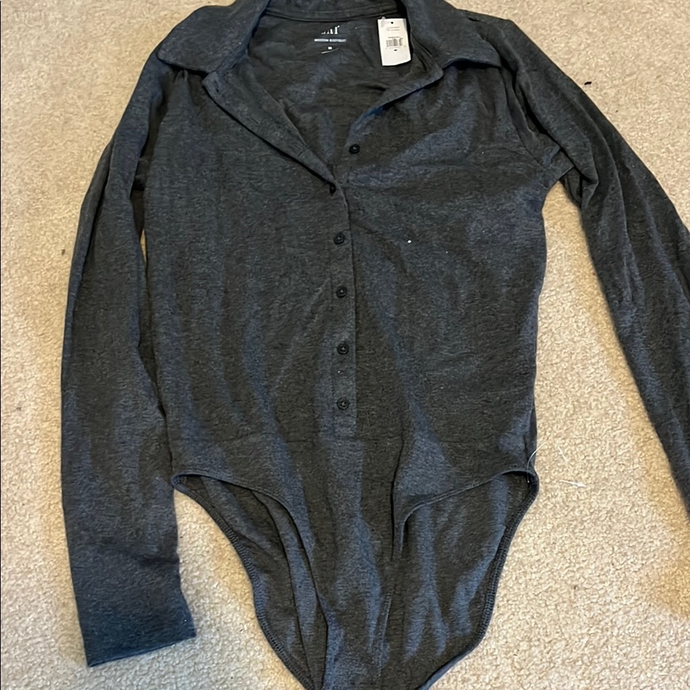 GAP Gray Casual Button Down Shirt
